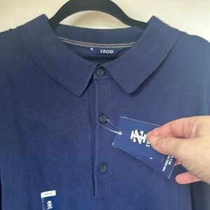 NWT- IZOD BIG AND TALL 2XLT MENS  IZOD NAVY